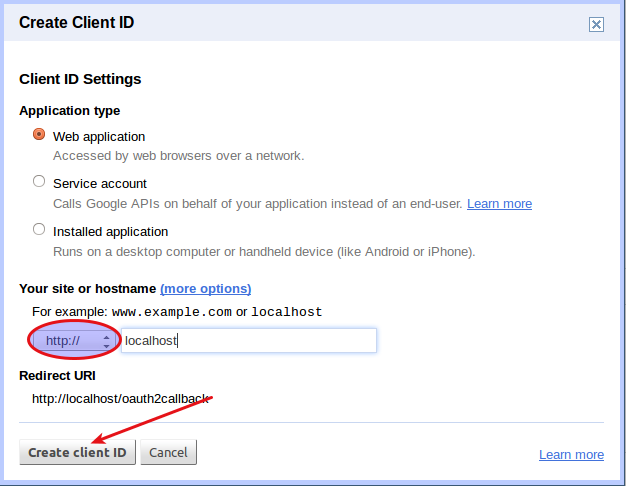 create client id
